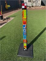 Intermediate Glass Fusing: Decorative Garden Pillars
