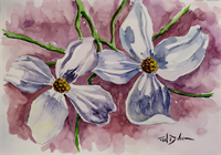 Painting Flowers with Watercolors (ONLINE)