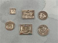 Silver Clay Charms