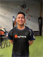 Alejandro Ramos in a black Sphere shirt