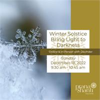 Winter Solstice: Bring Light to Darkness