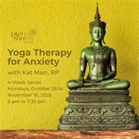 Yoga Therapy for Anxiety - 4 Week Series