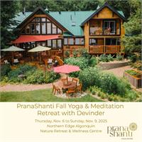 PranaShanti Fall Yoga & Meditation Retreat