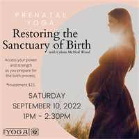Prenatal Yoga - Restoring the Sanctuary of Birth