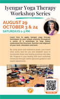 Iyengar Yoga Therapy workshop